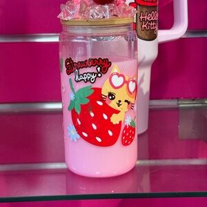 Strawberry Happy Pink Tumbler
